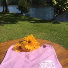 Load image into Gallery viewer, Pink Southern Belle V-Neck